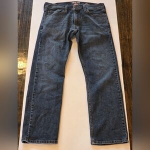 Levi's Denizen 218 Straight Fit Men's Dark Blue Wash Denim Jeans W32 L30